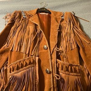 Vintage Scully western beaded suede jacket.